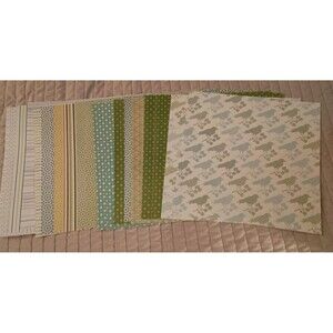 Bird Nature Scrapbook Paper  12x12 Paper 16 Sheets